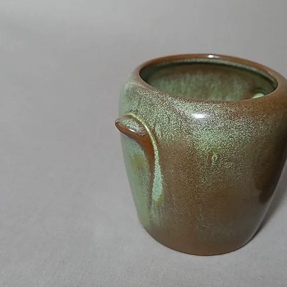 Frankoma Pottery Plainsman Prairie Green 5DA 5DB Creamer & Sugar - Picture 13 of 13